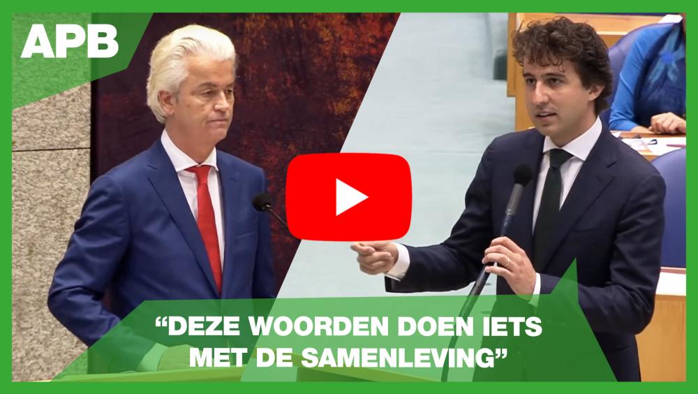 Jesse Klaver tijdens de APB
