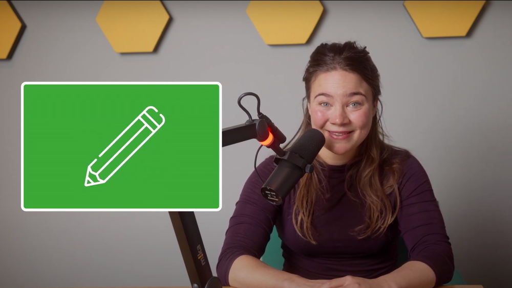 Martine Doppen leest de samenvatting van ons verkiezingsprogramma voor in de studio.