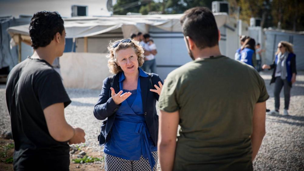 Sargentini bij vluchtelingen in Griekenland