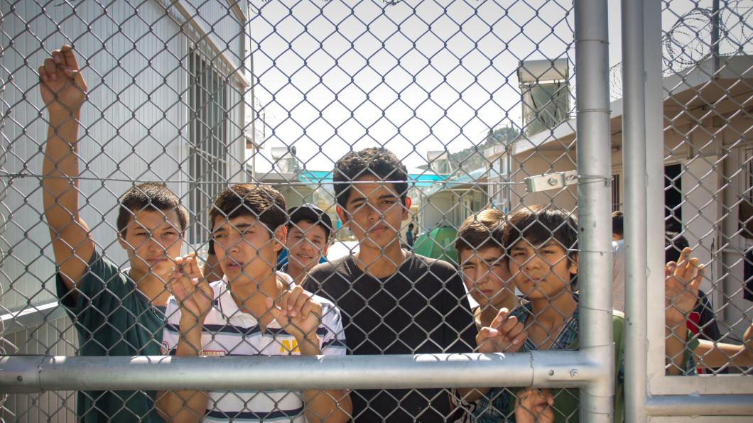 Vluchtelingenkamp Moria op Lesbos