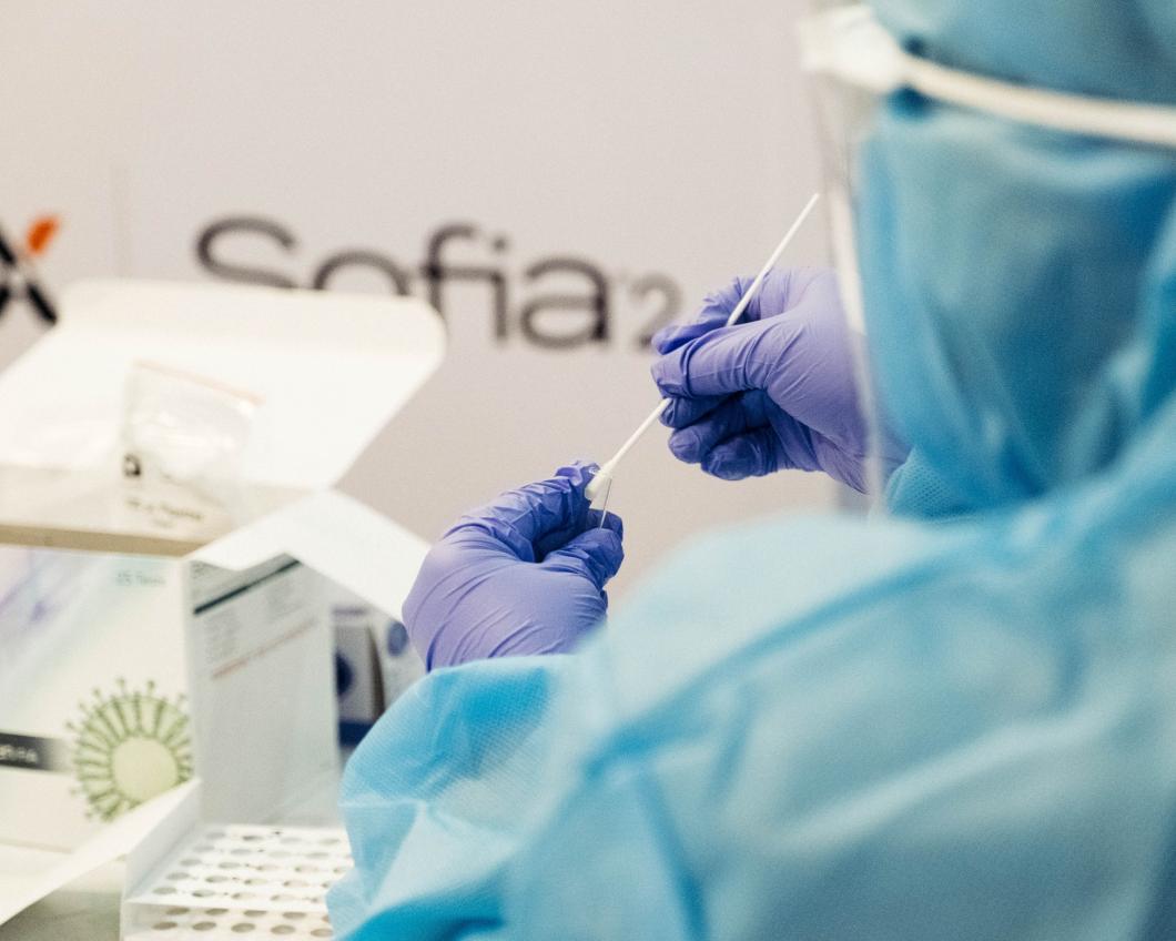 Testmateriaal voor covid-19