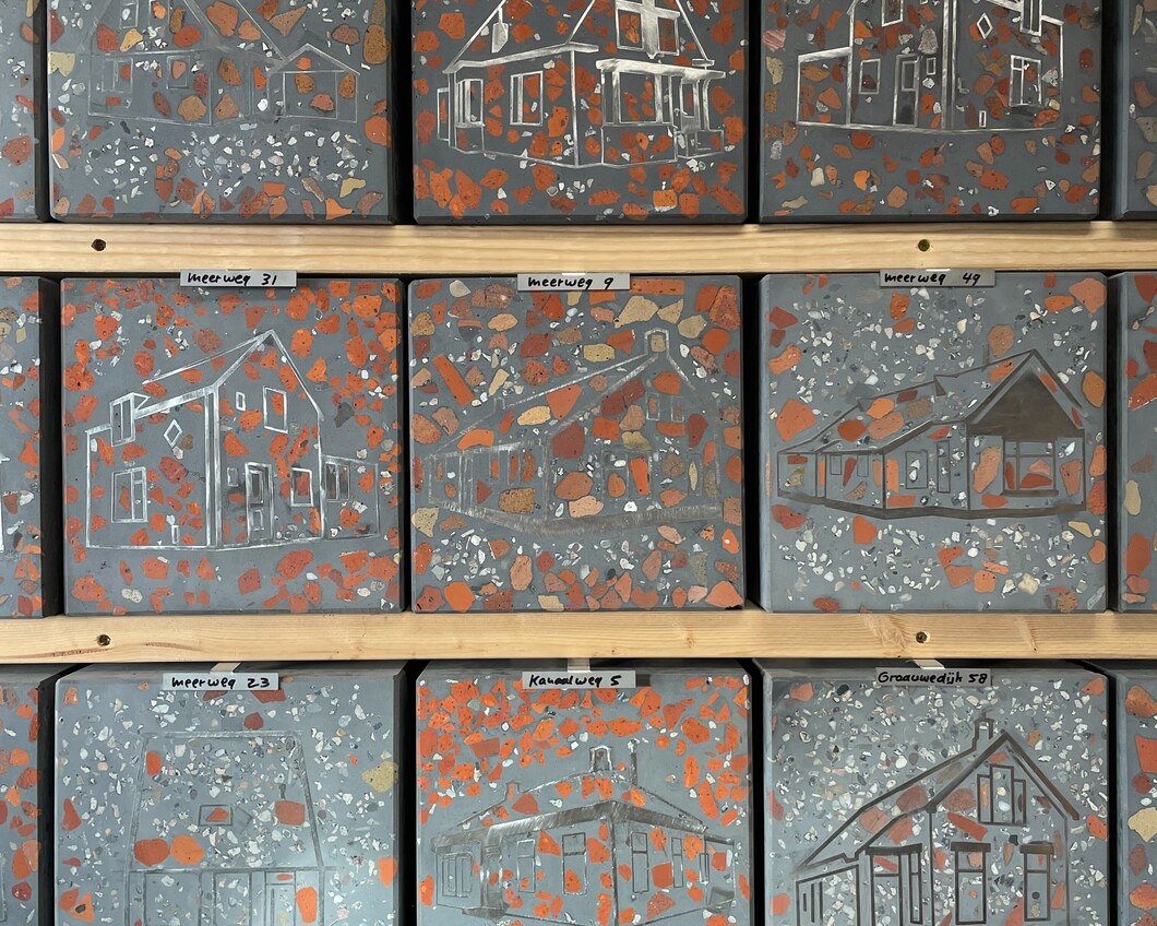 Silhouetten van Groningse huizen