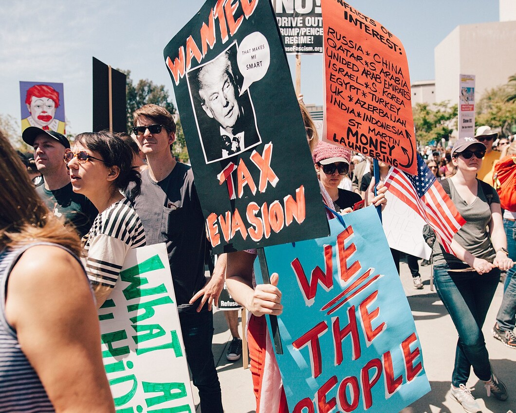 Belastingontwijking protest