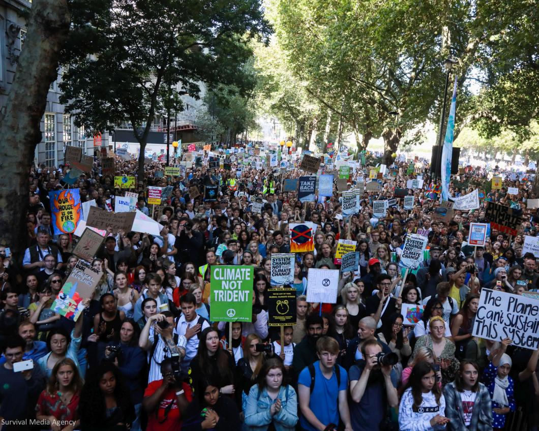 Klimaatstaking in Londen (Foto: Kristian Buus)