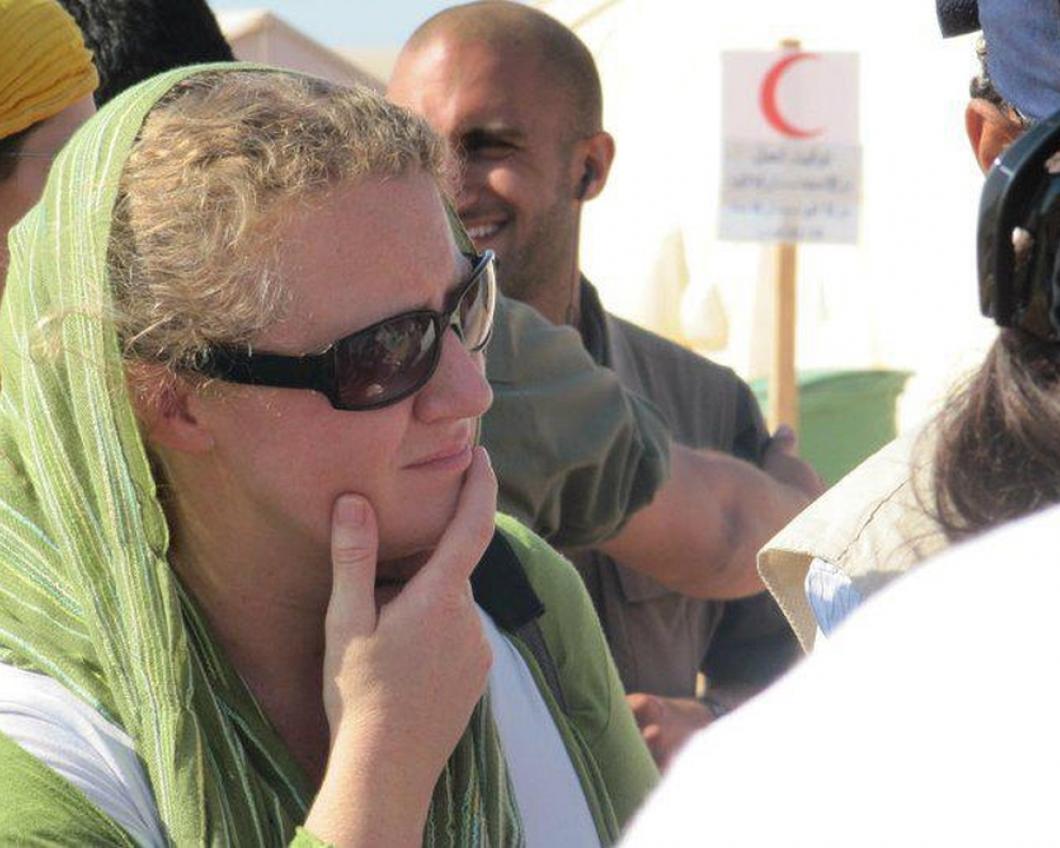 Sargentini bezoekt vluchtelingenkamp in Tunesië