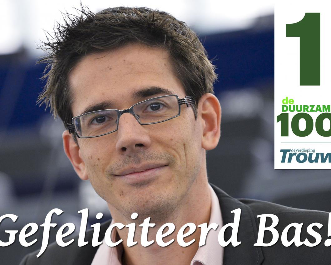 Bas Eickhout staat op 1 op de Duurzame 100 van Trouw