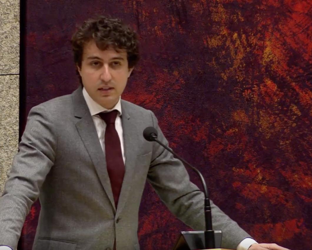 Jesse Klaver bij het debat over het coronavirus