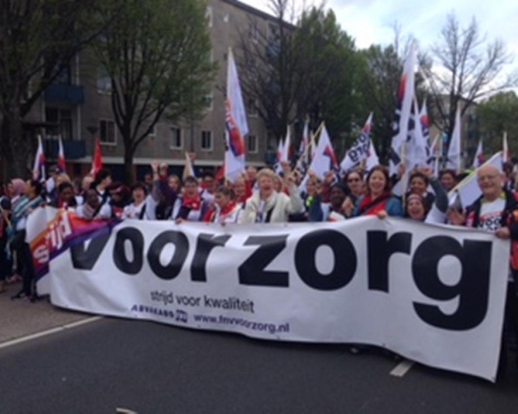 Strijd voor Zorg - FNV demonstratie 1 mei