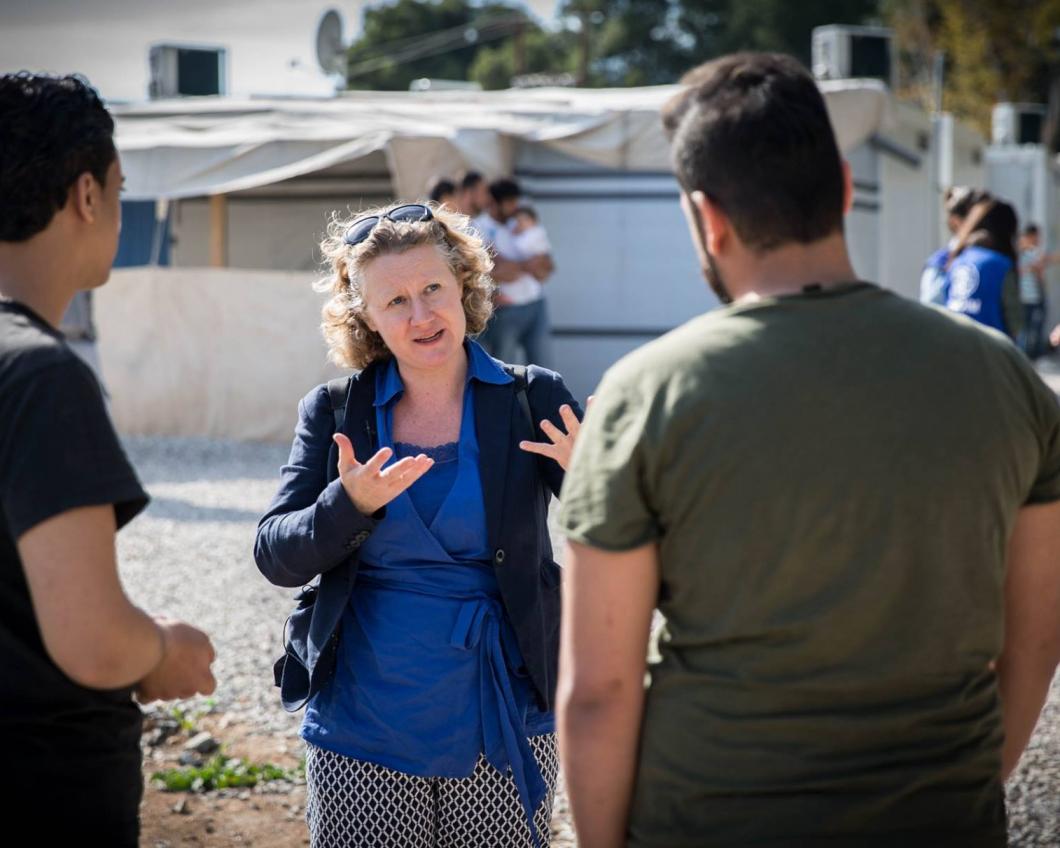 Sargentini bij vluchtelingen in Griekenland